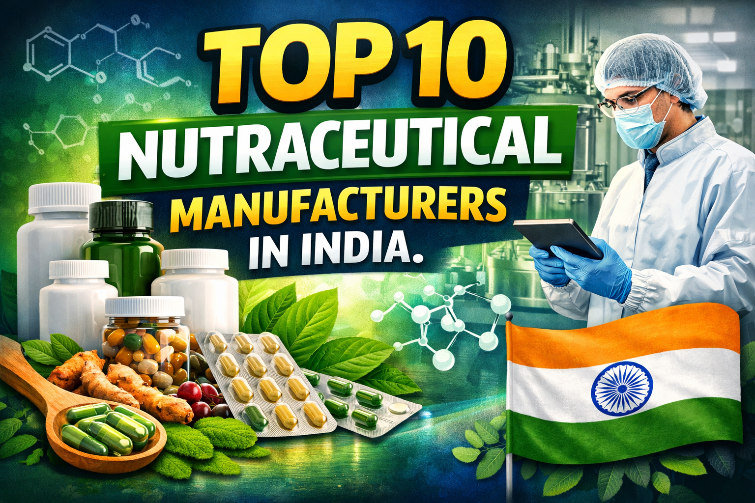 Top 10 Nutraceutical Manufacturers in India